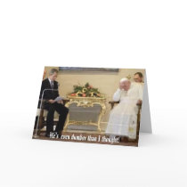 pope-bush, He's  even dumber than I thought! cards