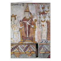 Pope Clement IV Investing Charles of Anjou Greeting Card