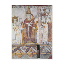 Pope Clement IV Investing Charles of Anjou Postcard