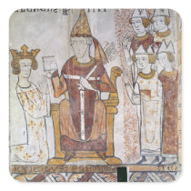 Pope Clement IV Investing Charles of Anjou Stickers