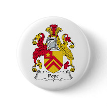Pope Family Crest buttons