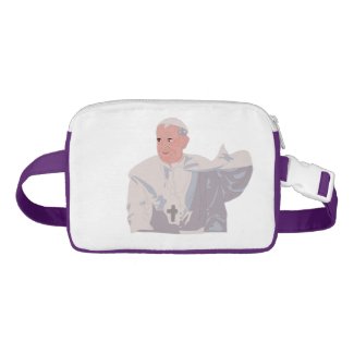 Pope Francis graphic Nylon Fanny Pack