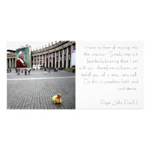 Pope John Paul II and Baby photo cards