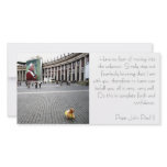 Pope John Paul II and Baby Photo Card Template