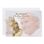 Pope John Paul II Collage Notecards Invite