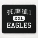 Pope John Paul II - Eagles - High - Boca Raton mousepads by customteamsportswear Pope John Paul II - Eagles - High - Boca Raton mousepads