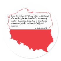 Pope John Paul II Quote stickers by PolishHeritage Pope John Paul II Quote stickers