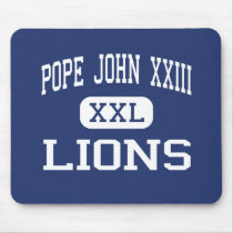 Pope John XXIII - Lions - High - Sparta New Jersey mousepads by customteamsportswear Pope John XXIII - Lions - High - Sparta New Jersey mousepads