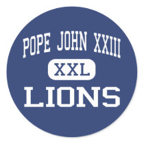 Pope John XXIII - Lions - High - Sparta New Jersey stickers by customteamsportswear Pope John XXIII - Lions - High - Sparta New Jersey stickers