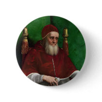 Pope Julius II by Raphael Pinback Button