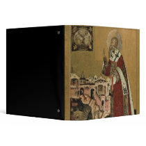 Pope Klemens with scenes from his life 3 Ring Binders