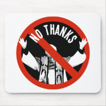 Pope No Thanks Mousepad