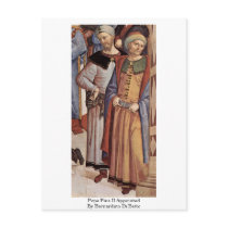Pope Pius Ii Appointed By Bernardino Di Betto Post Card