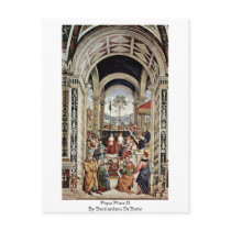 Pope Plius Ii By Bernardino Di Betto Post Cards