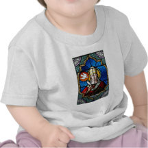 Pope Saint Gregory the Great - Stained Glass T Shirts