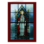Pope Saint Pius X Stained Glass Art cards
