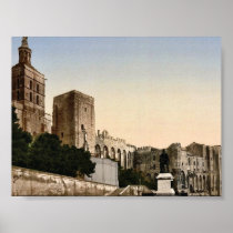 Pope's Castle, Avignon, Provence, France classic P Print