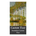 Poplars along the River Epte, Autumn Photo Card Template