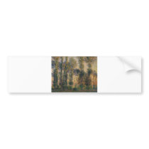 Poplars at Giverny (1888) bumper stickers
