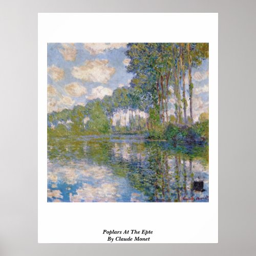 Poplars At The Epte By Claude Monet Posters