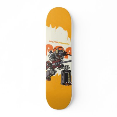 Popmonster Skateboard by octoberville