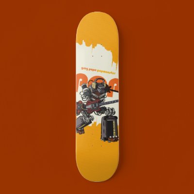 Popmonster Skateboard by octoberville