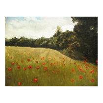 Poppie field in Muhumaa posters