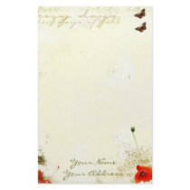 poppie personalized stationary stationery by clean_world poppie personalized stationary stationery
