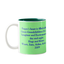 poppie, Poppy's heart is filled with his Great-... Mug