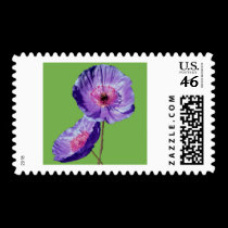 Poppie Postage Stamp (GrPpl)