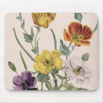 Poppies and Anemones Mousepads
