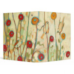 Poppies and Birds Garden Themed Binder binders