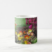 Poppies and Bougainvillea Coffee Mugs