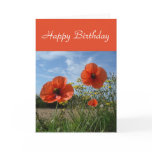 Poppies card