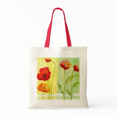 Poppies - Customized Tote Bag by myhome71