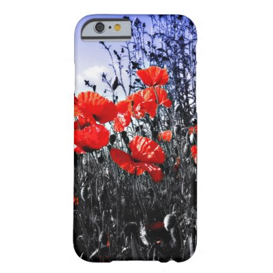 Poppies Floral poppy flower Barely There iPhone 6 Case