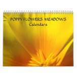 Poppies FLOWERS MEADOWS Calendar Gifts Holidays