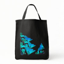 Poppies Grocery Tote bags