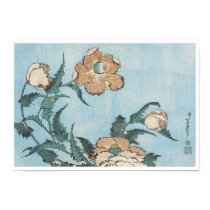Poppies, Hokusai, 1834 posters