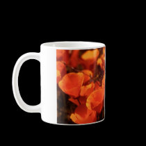 Poppies in bloom mugs