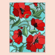 Poppies Mothers Day Card