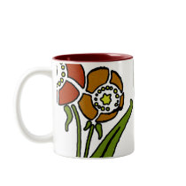 Poppies mugs