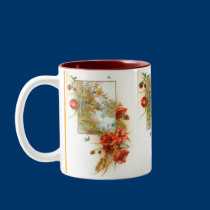 poppies mugs