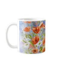 'Poppies n Daisies' Mug