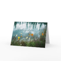 Poppies on Water Condolence Card by SayHello Poppies on Water Condolence Card