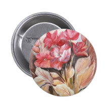 poppies pinback buttons