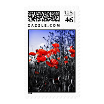 Poppies postage stamps