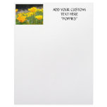 POPPIES Stationery POPPY Flowers Letterhead