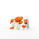 Poppies ! Thank You cards