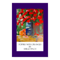 Poppies With Oranges posters